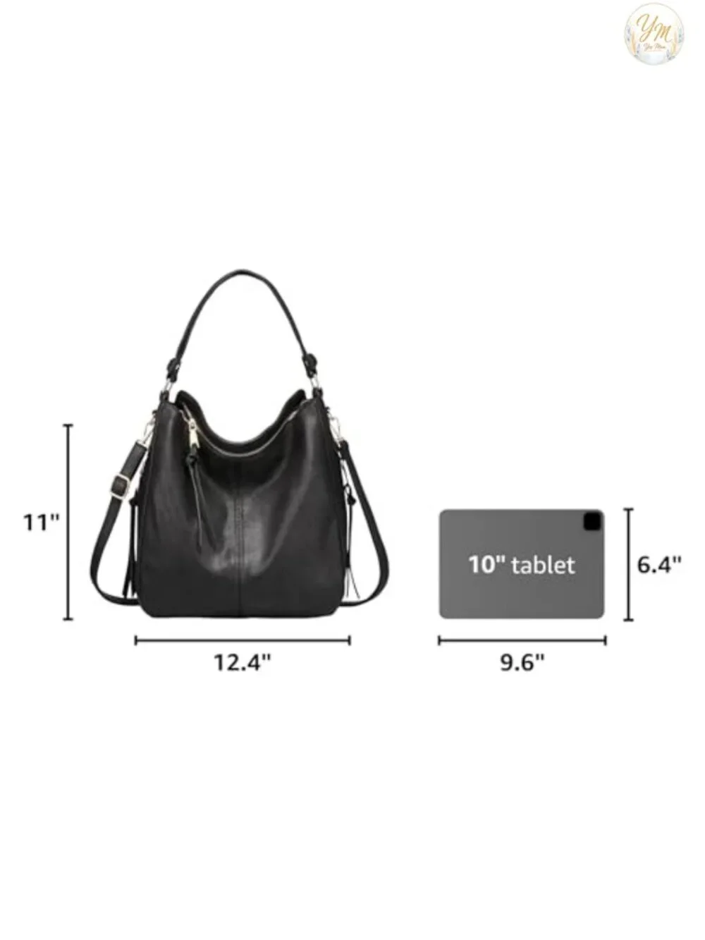Hobo Crossbody Bag for Women, Designer Shoulder Purse Handbags with Faux Leather